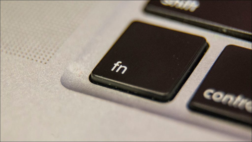 Fn tasta functie la o tastatura de laptop